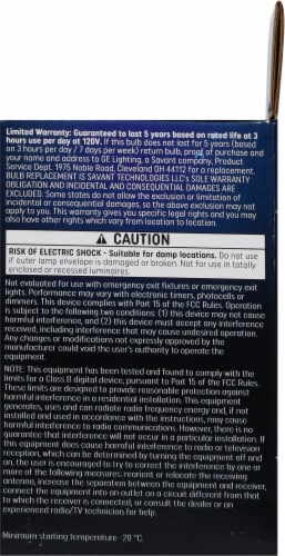 GE 6.5-Watt (60-Watt) Decorative Globe Soft White LED G25 Light Bulb Perspective: right