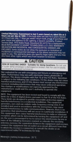 GE 6.5-Watt (60-Watt) Decorative Globe Soft White LED G25 Light Bulb Perspective: right