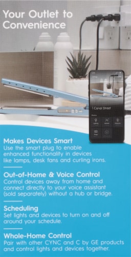 Cync™ by GE On/Off Smart Plug Perspective: right