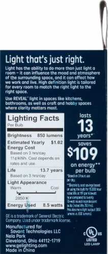 GE Reveal® LED HD Light Bulb Perspective: right