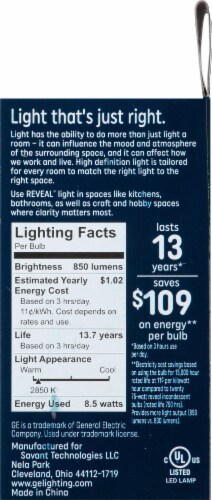 GE Reveal® LED HD Light Bulb Perspective: right