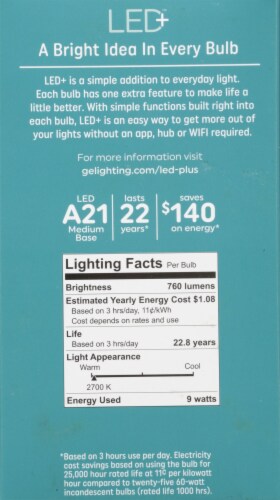 GE LED™ Bluetooth® Color Speaker Bulb Perspective: right