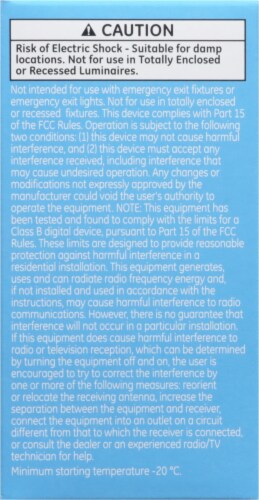 GE 6-Watt (40-Watt) A19 LED Light Bulbs Perspective: right