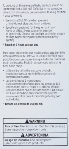GE 50/200/250-Watt A21 3-Way General Purpose Light Bulb Perspective: right