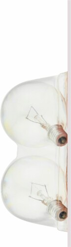 GE 40-Watt Candelabra Base G16.5 Globe Light Bulbs Perspective: right