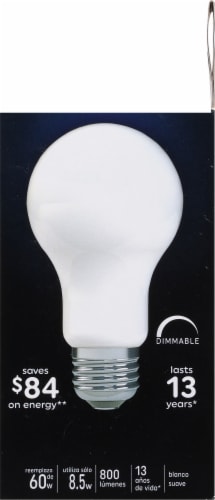 GE LED 10.5-Watt (60-Watt) Soft White Outdoor Post Light Bulb Perspective: right