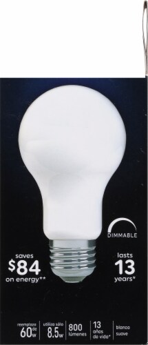 GE LED 10.5-Watt (60-Watt) Soft White Outdoor Post Light Bulb Perspective: right