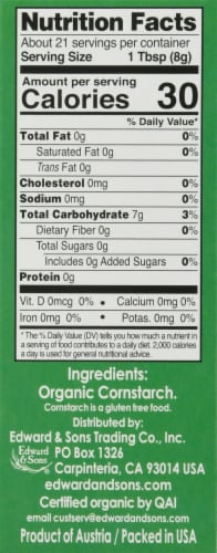Let's Do Organic® Cornstarch Perspective: right