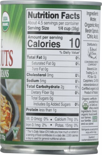 Native Forest® Organic Mung Bean Sprouts Perspective: right
