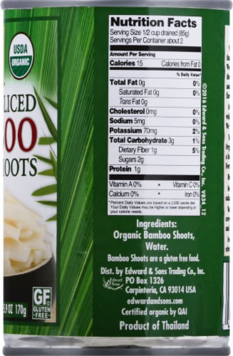Native Forest® Organic Sliced Bamboo Shoots Perspective: right