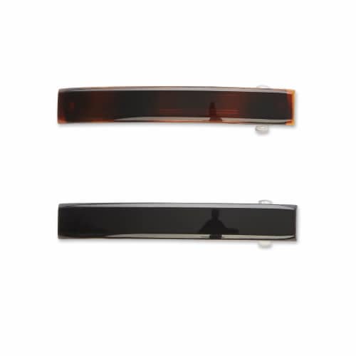 Scunci® No Slip Grip All Day Hold Hair Barettes - Black Perspective: right