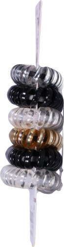 Scunci® Spiral™ No-Slip Grip® Ponytailers - Assorted Perspective: right
