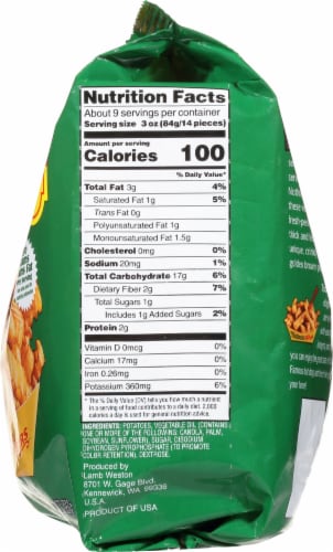 Nathan's® Famous Crinkle Cut Fries Perspective: right