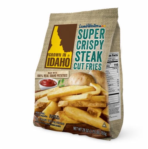 Grown In Idaho® Super Crispy Steak Cut Fries Perspective: right