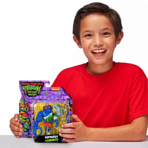 Teenage Mutant Ninja Turtles: Mutant Mayhem Superfly 4 Action Figure Perspective: right