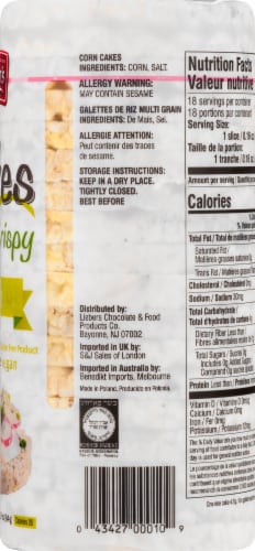 Lieber's Thin Crispy Corn Cakes Perspective: right