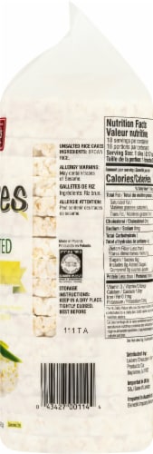 Lieber's Thin Unsalted Rice Cakes Perspective: right