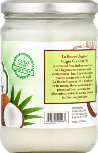 La Bonne Organic Virgin Coconut Oil Perspective: right