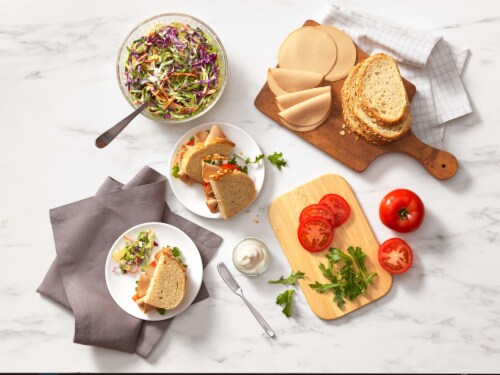 Lightlife Smart Deli® Plant-Based Vegan Turkey Slices Perspective: right