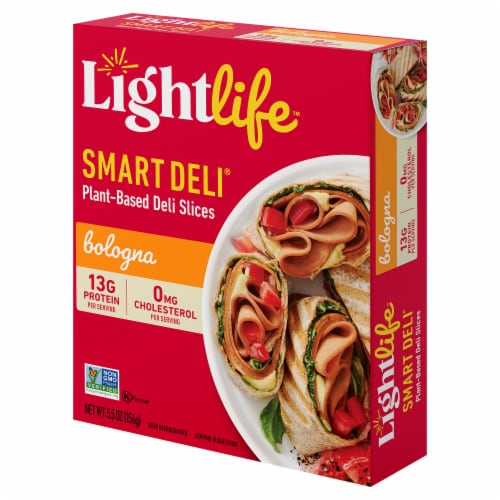 Lightlife Smart Deli® Plant-Based Vegan Bologna Perspective: right
