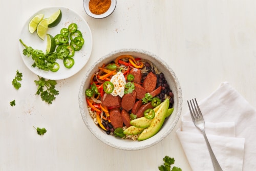Lightlife Smart Sausages® Plant-Based Vegan Chorizo Sausage Perspective: right