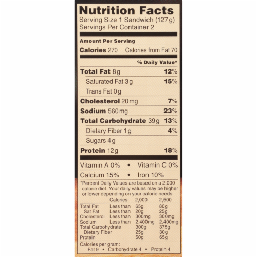 Lean Pockets Frozen Sandwiches Ham & Cheddar 2-Pack Perspective: right