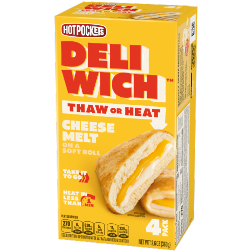 Hot Pockets Deliwich™ Cheese Melt Sandwiches Perspective: right