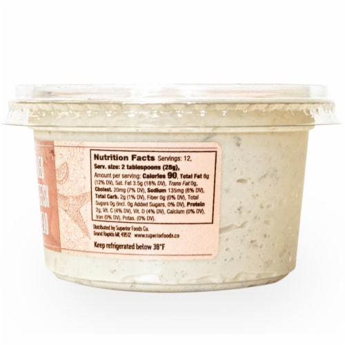Superior Select Smoked Whitefish Spread Perspective: right