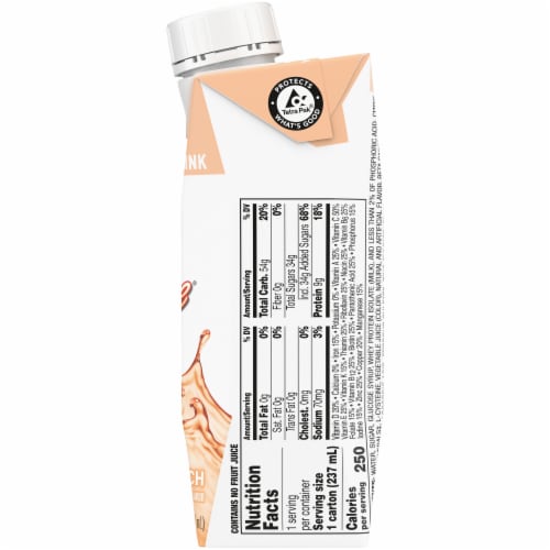 Boost® Breeze Peach Flavor Nutritional Drink Perspective: right