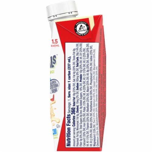 Boost Kid Essentials Vanilla Vortex Balanced Nutritional Drink Perspective: right