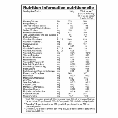 Nestle Health Science Tolerex® Liquid Diet Elemental Powder Perspective: right