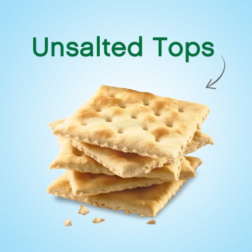 Premium Unsalted Tops Saltine Crackers Perspective: right