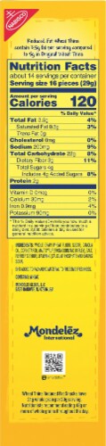 Wheat Thins Reduced Fat Family Size Whole Grain Crackers Perspective: right