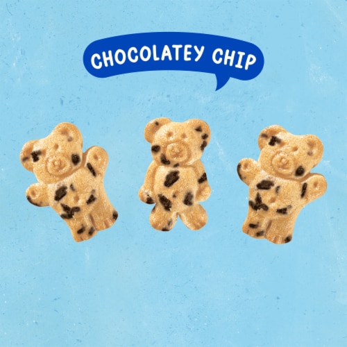 Teddy Grahams Chocolatey Chip Graham Snacks Perspective: right