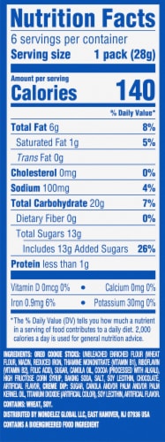 Handi-Snacks Oreo Cookie Sticks 'n Creme Dip Snack Packs Perspective: right