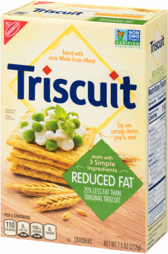 Triscuit Reduced Fat Crackers Perspective: right