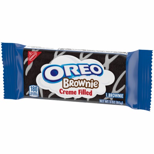 Oreo Creme Filled Brownie Perspective: right
