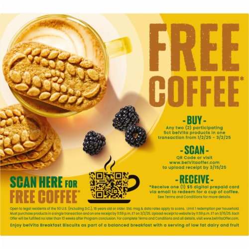 Belvita Cinnamon Brown Sugar Breakfast Biscuits Perspective: right