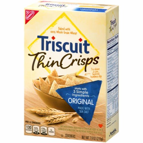 Triscuit Thin Crisps Original Crackers Perspective: right