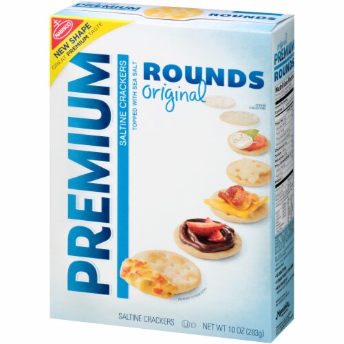 Rounds Rounds Original Saltine Crackers Perspective: right