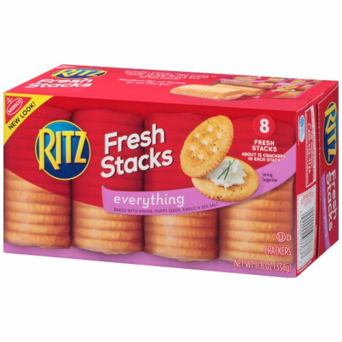 Ritz Fresh Stacks Everything Crackers Perspective: right