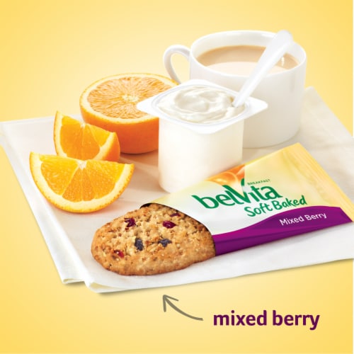 belVita Blueberry Breakfast Biscuits, 5 ct / 1.76 oz - Kroger