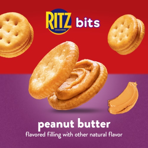 RITZ Bits Peanut Butter Sandwich Crackers Perspective: right