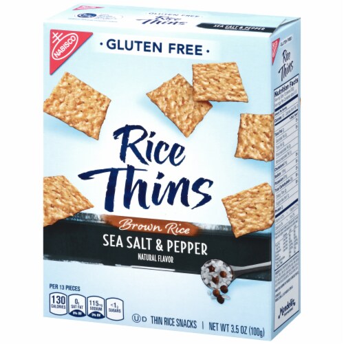 Nabisco Sea Salt & Black Pepper Good Thins Perspective: right