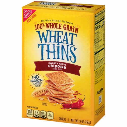 Wheat Thins Sweet & Spicy Chipotle Snack Crackers Perspective: right