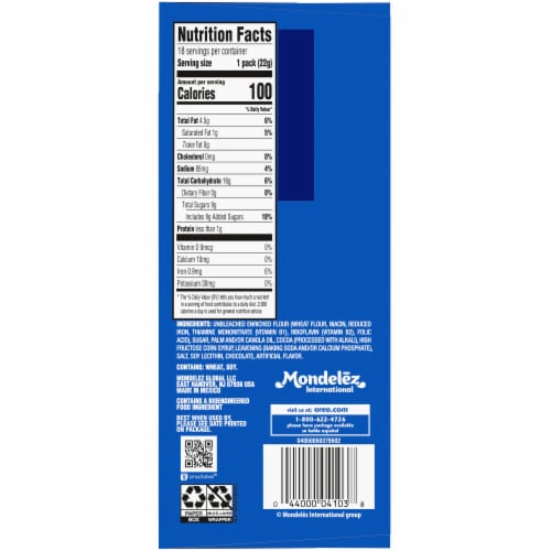 Oreos serving size deals