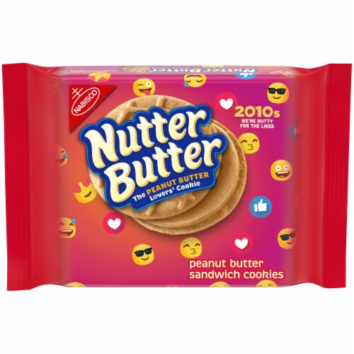 Nutter Butter Peanut Butter Sandwich Cookies Perspective: right