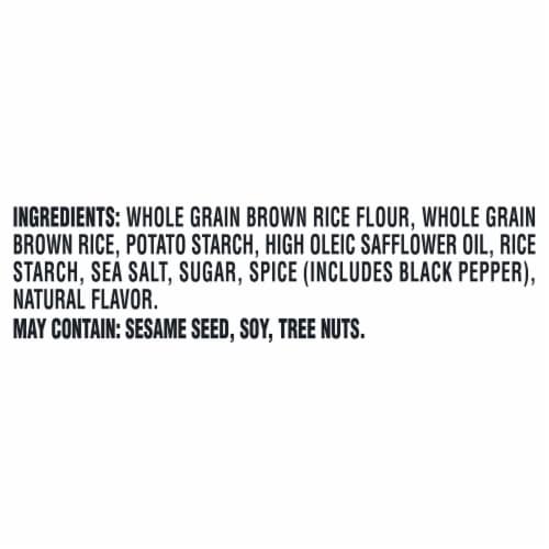 Good Thins Sea Salt & Pepper Rice Snacks Gluten Free Crackers Perspective: right