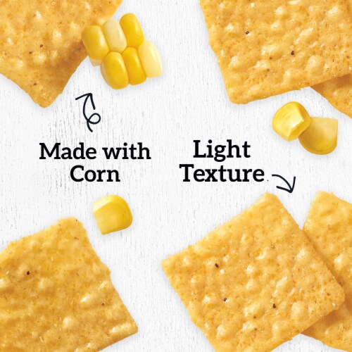Good Thins Sea Salt Corn Snacks Gluten Free Crackers Perspective: right