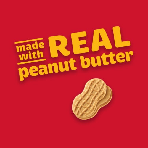 Nutter Butter Peanut Butter Sandwich Cookies Family Size Perspective: right